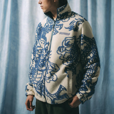 RipNDip Haku Reversible JACKET - Off White / Navy