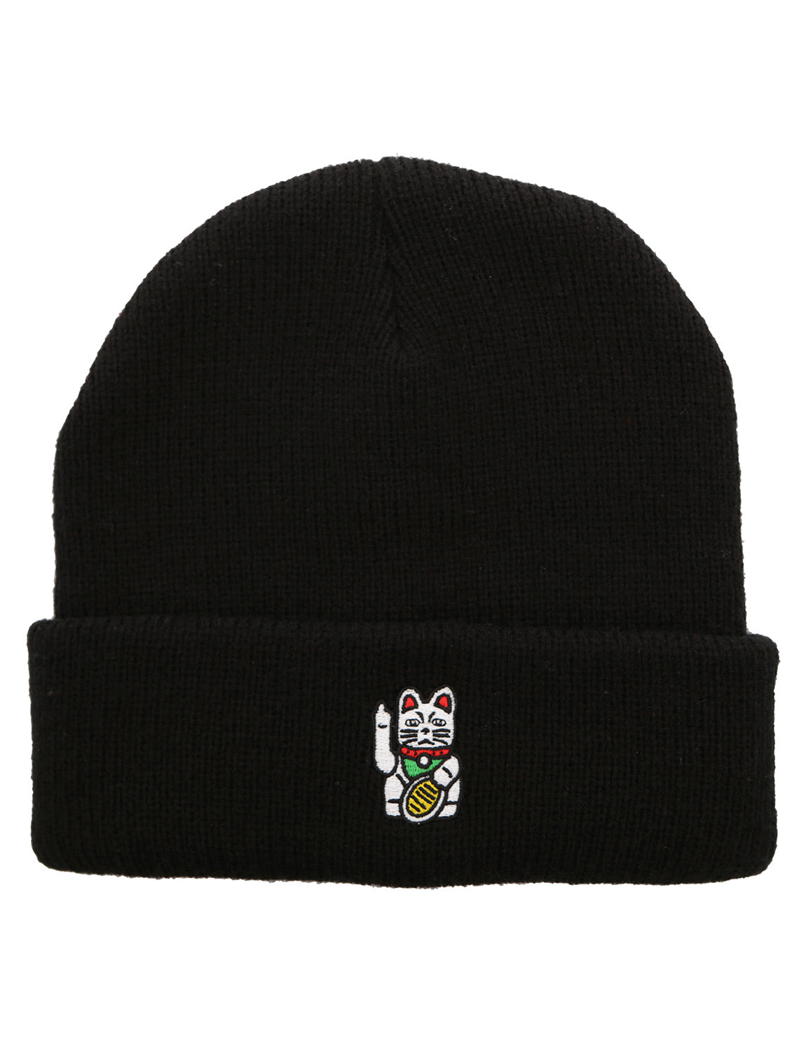 Iriedaily Bye Bye Cat Beanie - black