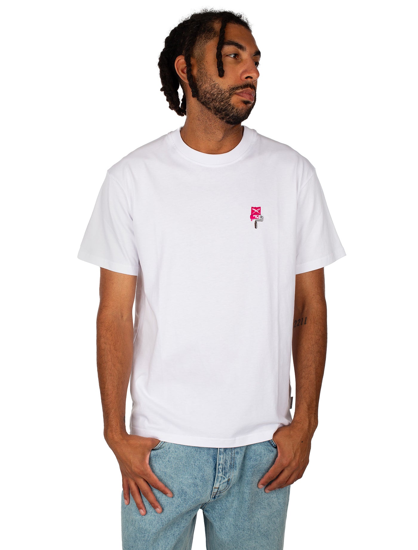 Iredaily Flag Roller T-Shirt - white