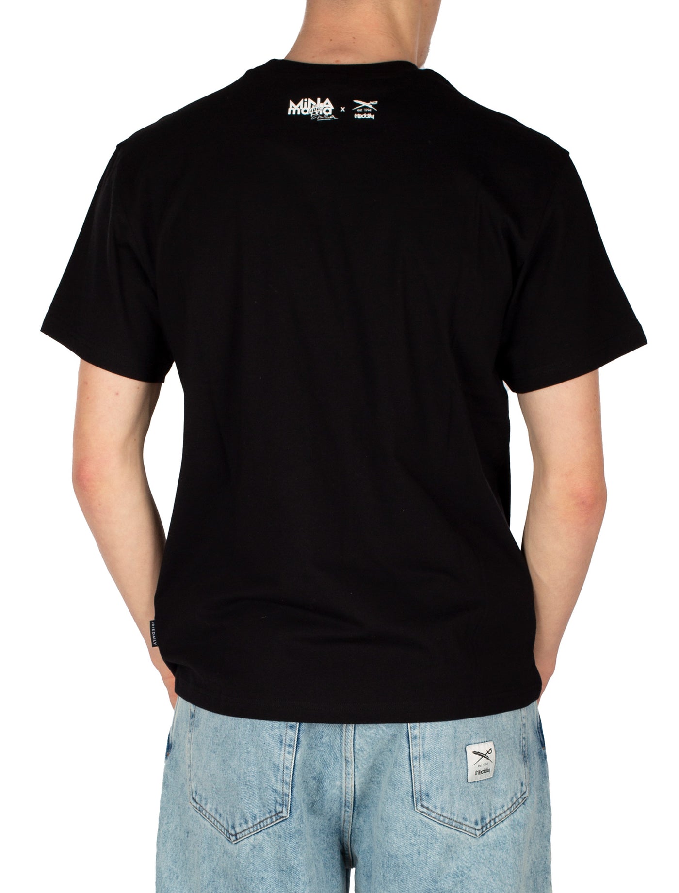 Iredaily Hug Life T-Shirt Tee - Black