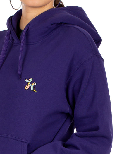 Iriedaily Puffy Dog Woman Hoodie - Deep Purle