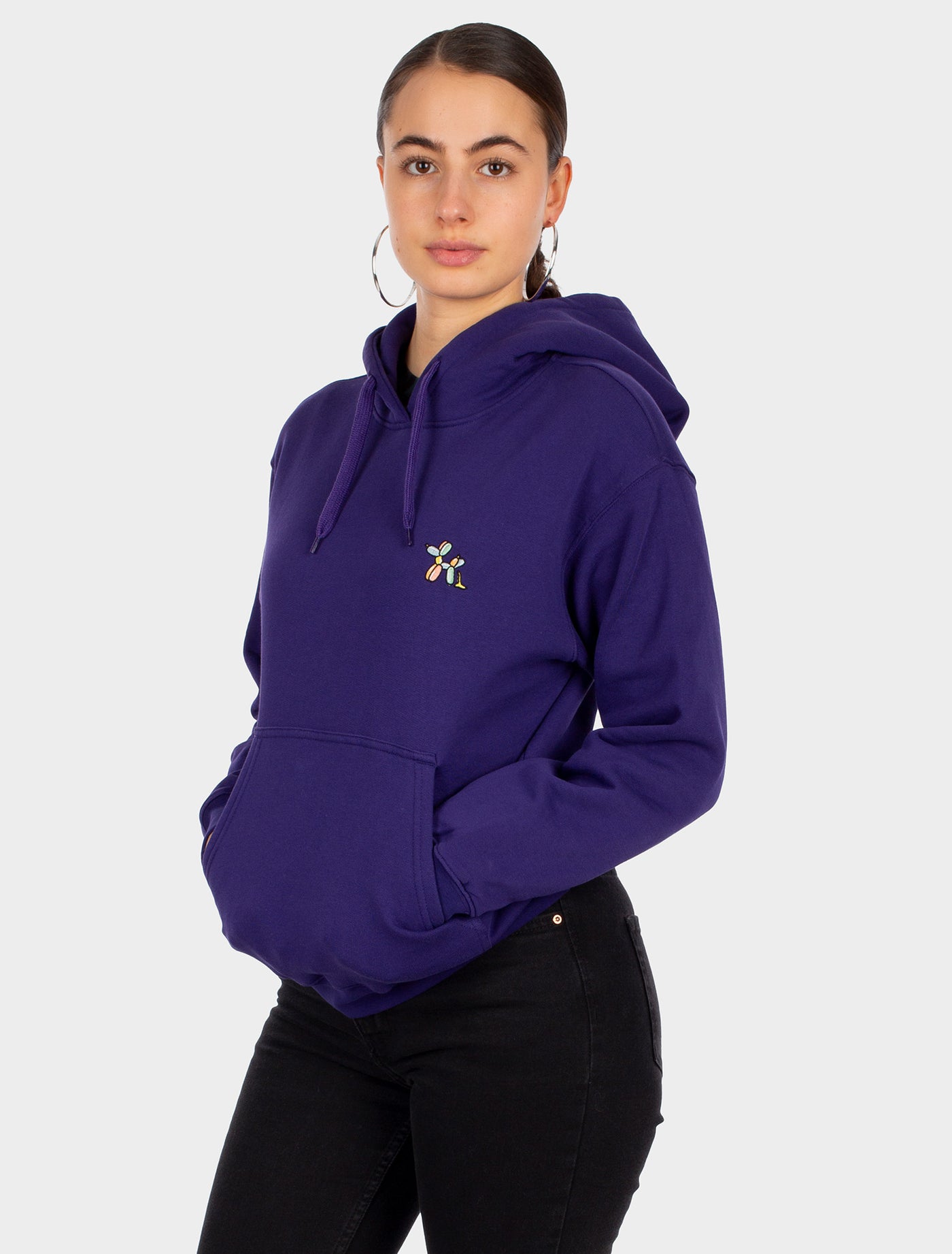 Iriedaily Puffy Dog Woman Hoodie - Deep Purle