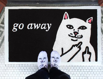 RIPNDIP Go Away Rug - Black