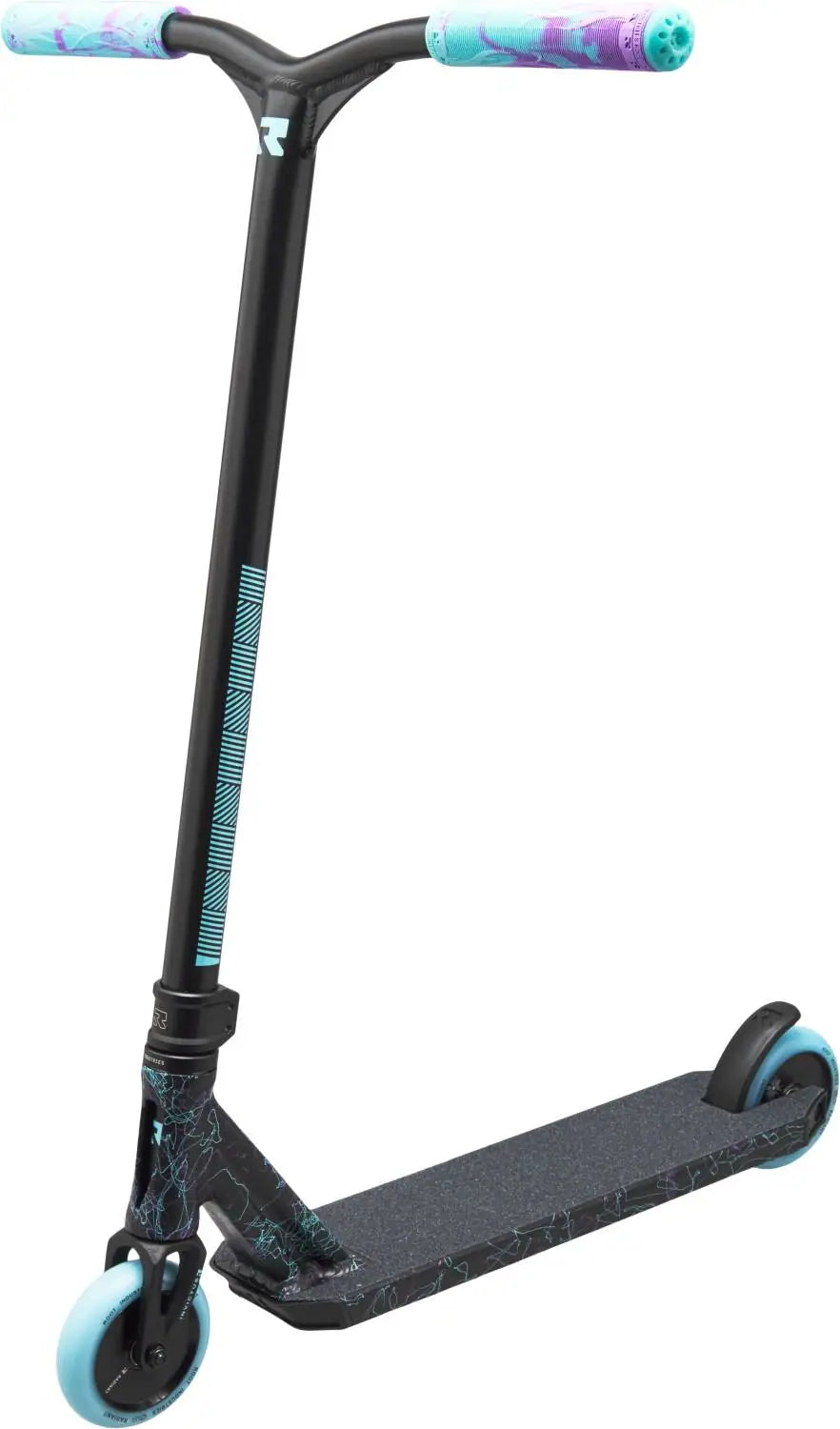 Root Invictus Stunt Scooter  Black-Blue-Purple