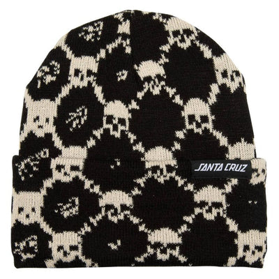 Santa Cruz Meyer Freestyle Beanie - Chalk / Black