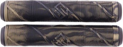 Striker Thick Logo Stunt Scooter Grips - Black / Gold