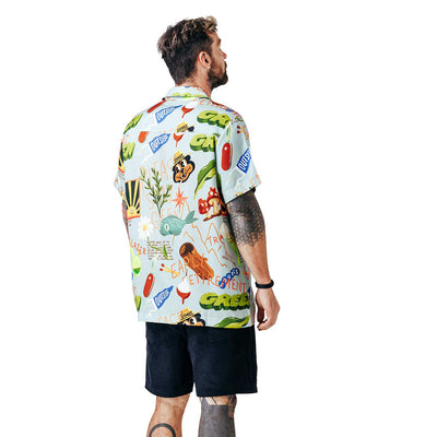 The Dudes Treasure Trail Hawaiian Shirt Hemd - Multicolor