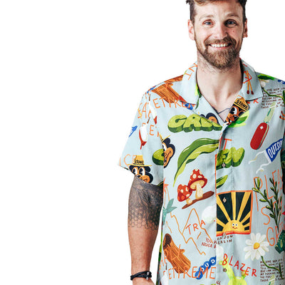 The Dudes Treasure Trail Hawaiian Shirt Hemd - Multicolor