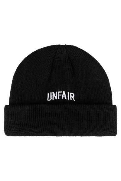 Unfair Unfair Curved Beanie Black