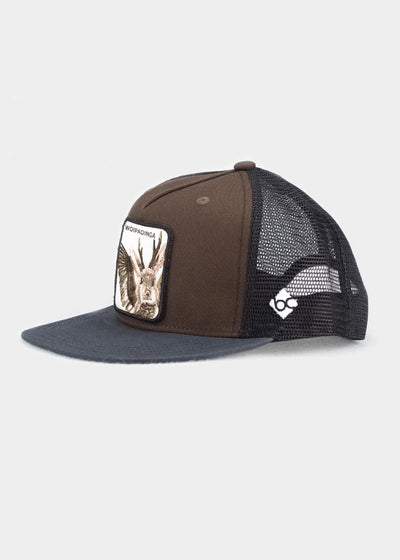 Bavarian Caps Woipadinga Trucker Snapback Cap - Maronibraun